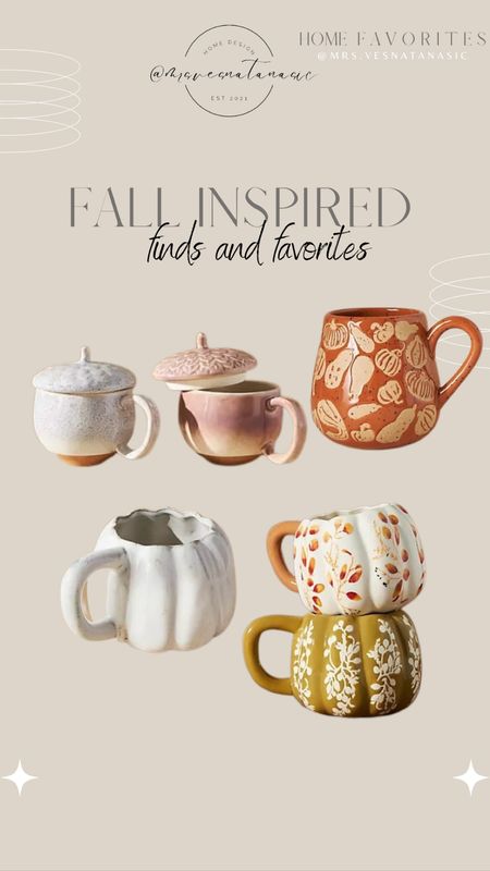 Fall inspired coffee or tea mugs! 

#fall #mugs #competition 

#LTKhome #LTKSeasonal #LTKsalealert