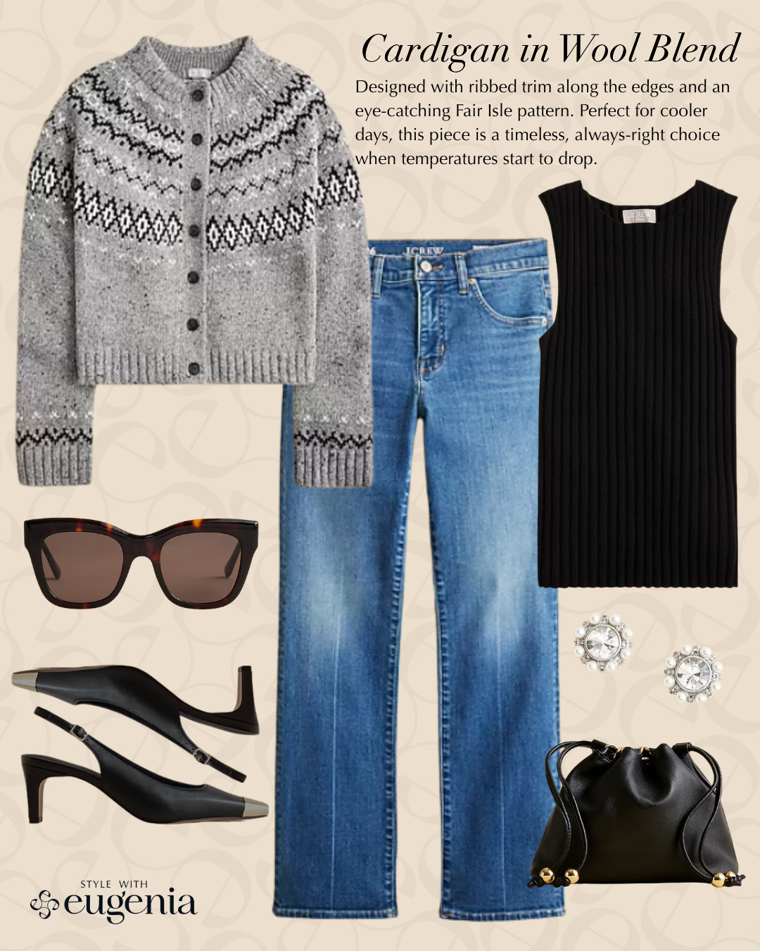 Soft layers, timeless vibes 🤍 A wool-blend cardigan styled with denim and minimal accessories for an easy, polished look you’ll reach for all season long. 

 

#LTKHoliday #LTKootd #LTKPetite