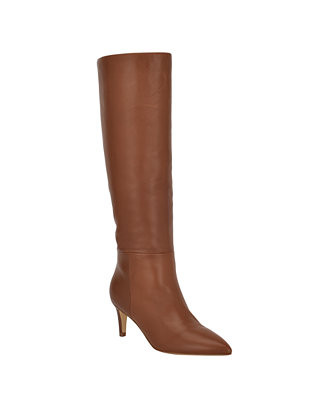 Women's Garray Pointy Toe Stiletto Heel Knee High Dress Boots | Macy's
