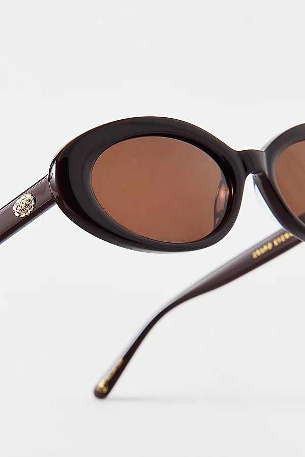 Crap Eyewear The Sweet Leaf Sunglasses in Brown, Women's at Urban Outfitters | Urban Outfitters (US and RoW)
