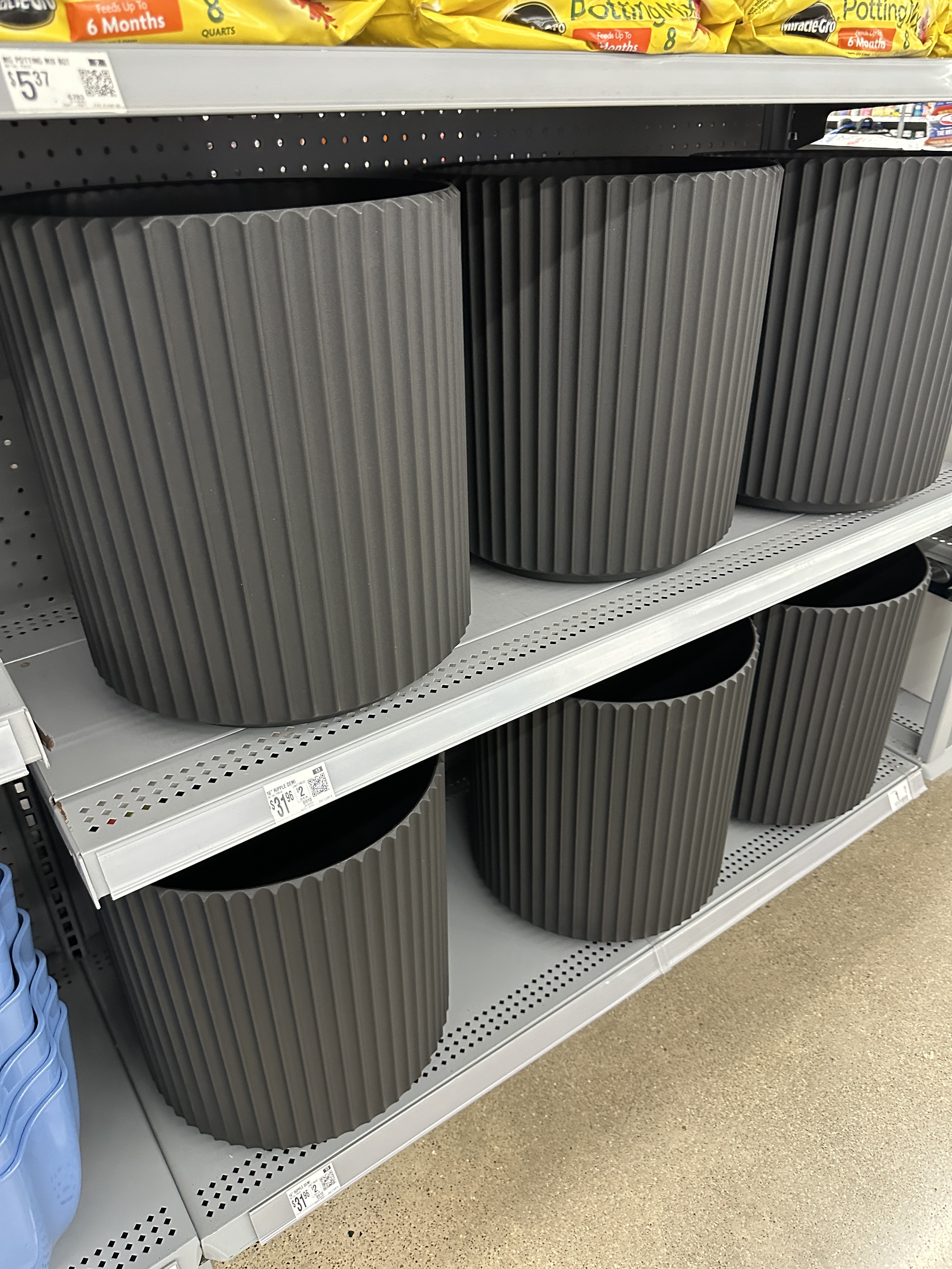 Dying over these planters from Walmart! 
#fluted #dupe #walmartfinds #patio

#LTKFindsUnder50 #LTKSeasonal #LTKHome