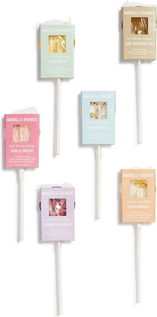 Beginning Garden Essentials 12-Piece Seed Based Lollipop Set | Nordstrom