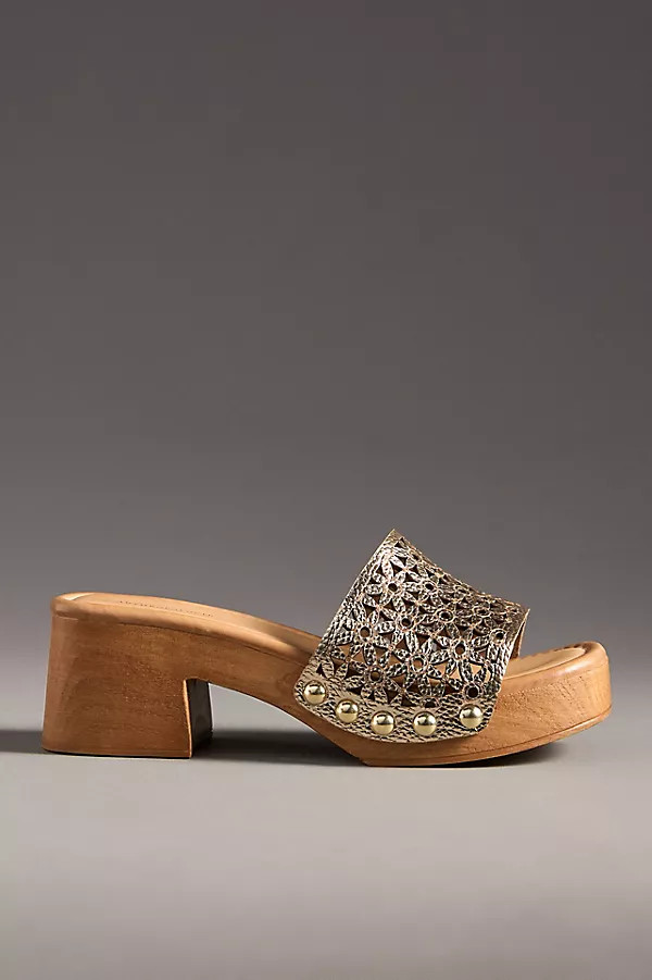 By Anthropologie Floral Peep-Toe Sandals | Anthropologie (US)