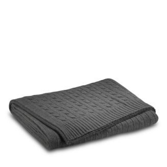 Cable Cashmere Throw Blanket | Bloomingdale's (US)