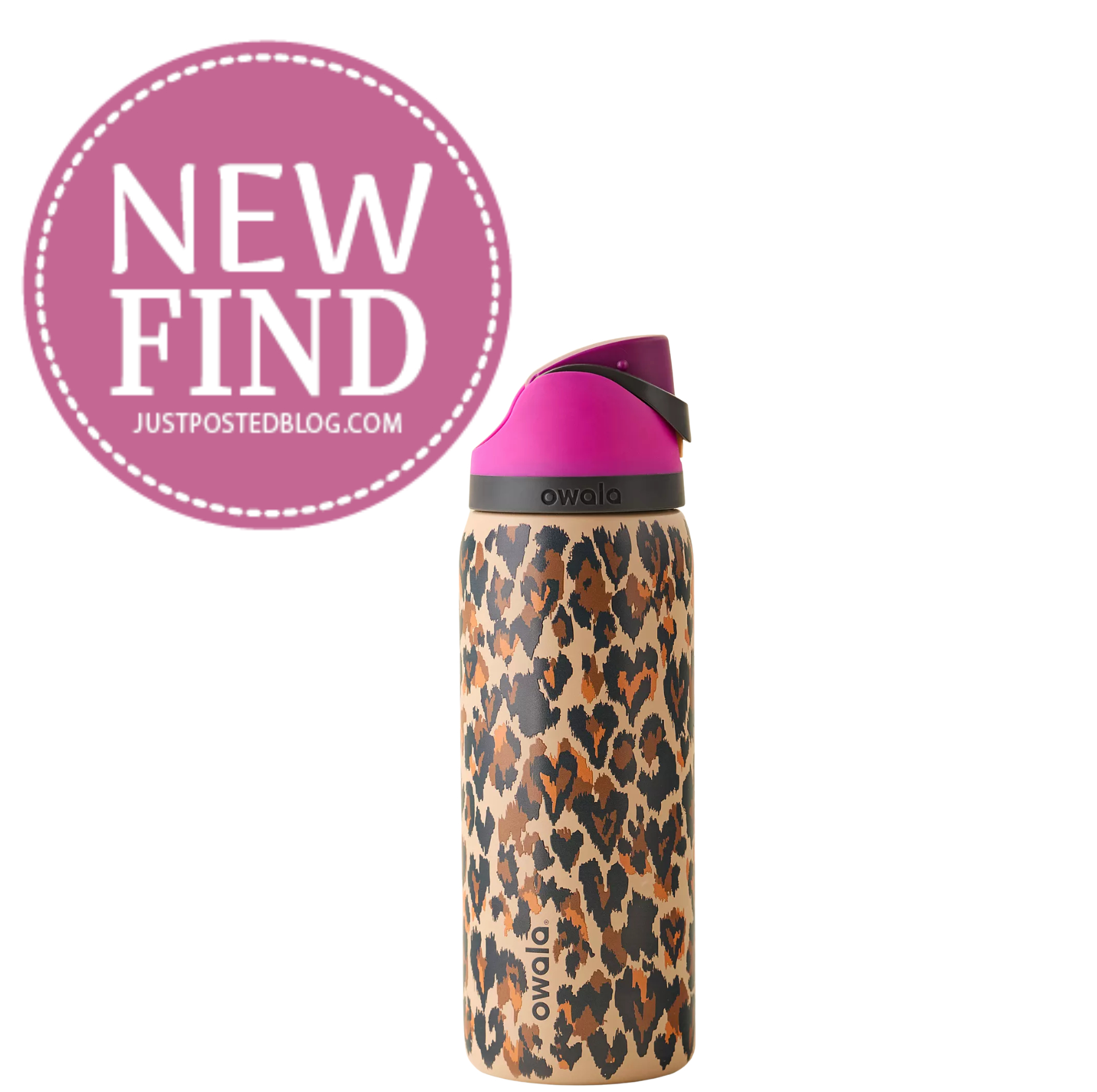 New Owala!?!? I am loving these colors with the cheetah print!! 

 