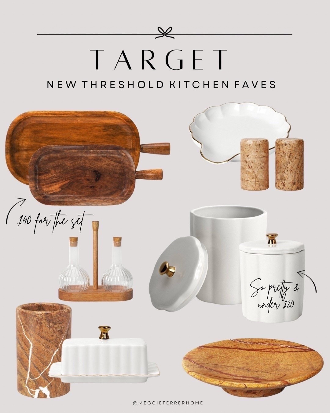 New Threshold kitchen finds from Target and I couldn’t help myself but to grab a few. 😍 These pieces look so high-end but are such a steal — total designer vibes for less. Can’t wait to style them in my kitchen!



#TargetHome #ThresholdByTarget #DesignerLookForLess #KitchenFavorites


#LTKFindsUnder50 #LTKSeasonal #LTKHome