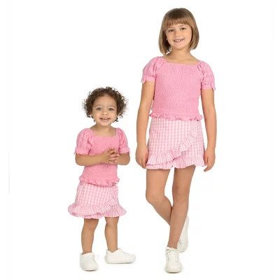 Rare Editions Toddler Girls 2 Piece Woven Short Set | Sam's Club