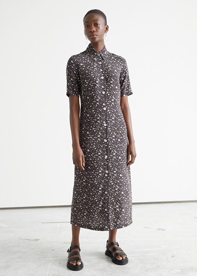 Adjustable Waist Midi Shirt Dress | & Other Stories (EU + UK)