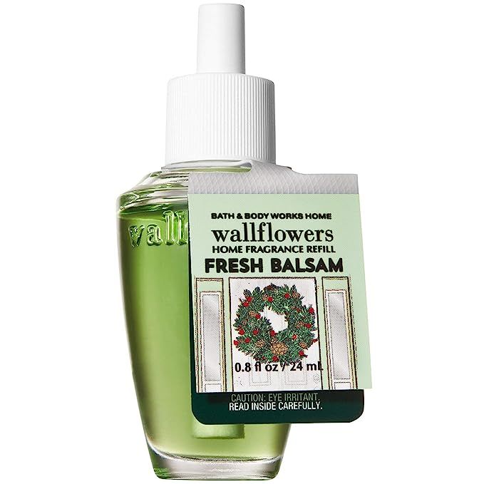 Bath and Body Works FRESH BALSAM Wallflowers Fragrance Refill 0.8 Fluid Ounce (2019 Edition) | Amazon (US)