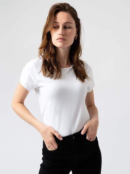 Easy Tee - White | Saint & Sofia UK