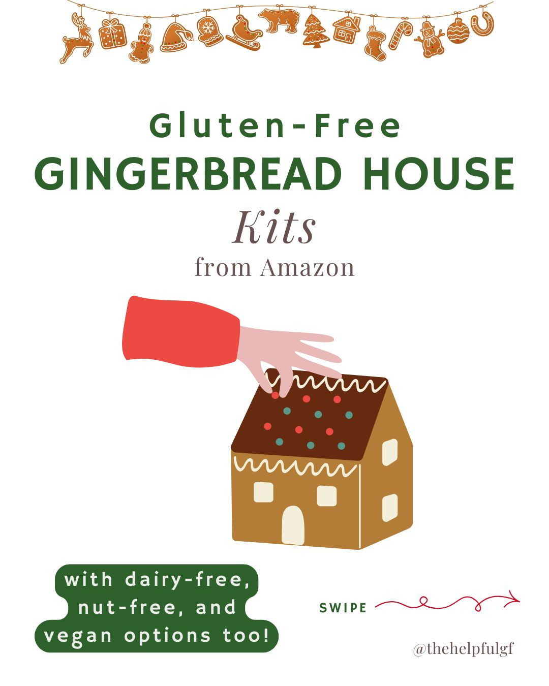 Best gluten-free gingerbread house kits available on Amazon (with nut-free, dairy-free, vegan, and top 9 allergen free options!)  Perfect for family holiday fun and will arrive in time for Christmas! 

 #LTKHoliday #LTKSeasonal #LTKFamily