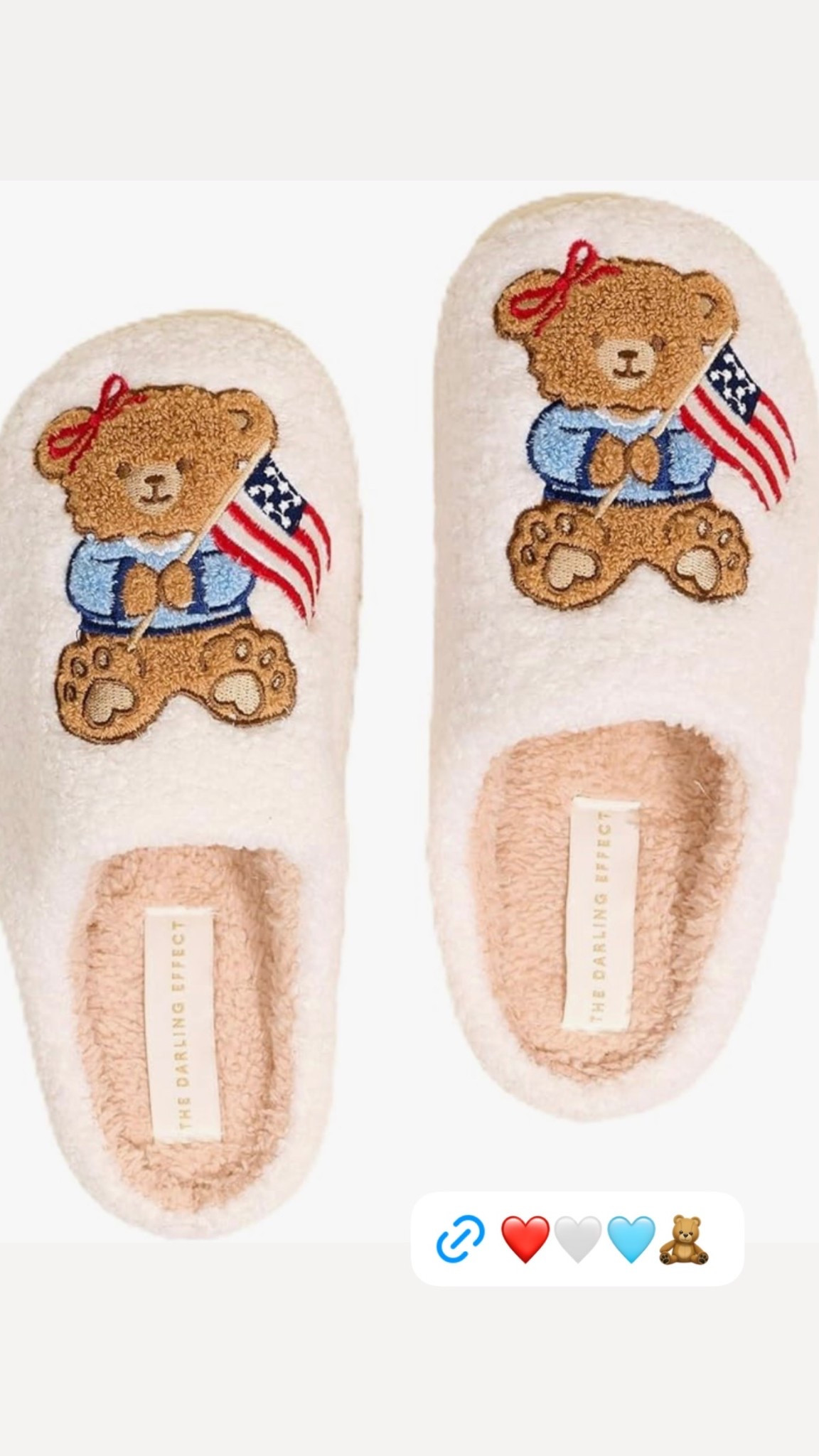Stars, stripes, and slippers. ✨

❤️ these cute bear slippers I found on Amazon.

CuteSlippers
AmazonFinds

#LTKdayinmylife #LTKstorytime #LTKSeasonal