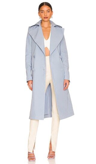 The Classic Trench in Sky Blue | Revolve Clothing (Global)