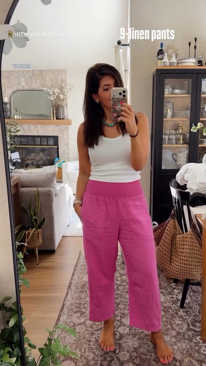 onto weekly favorites  9-linen pants