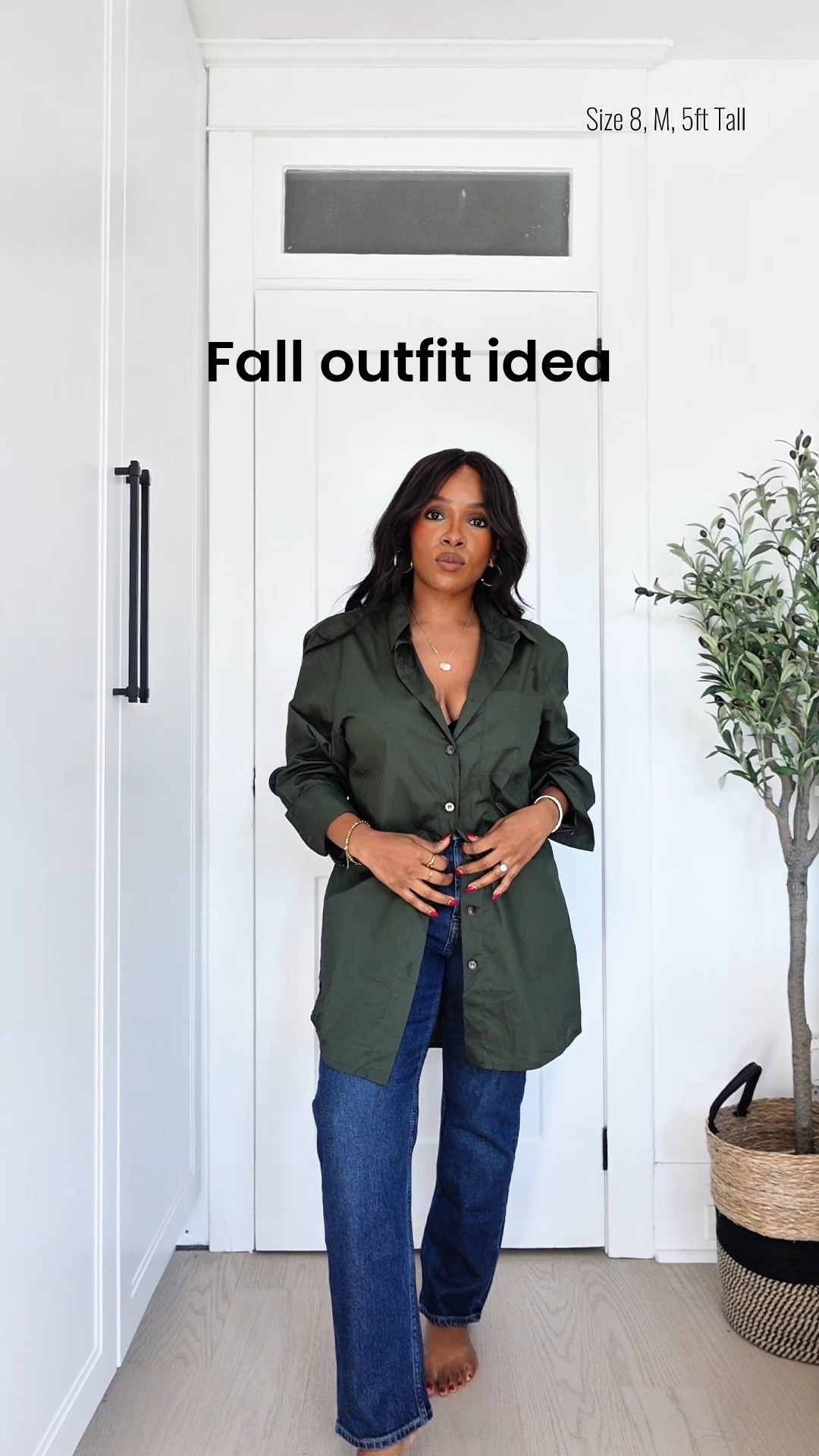 Fall outfit idea. Linked jeans and trench. Trench is currently sold out in brown. Linked similar ones  Shirt is Mackinlay Belle. 

#LTKStyleTip #LTKFindsUnder100
