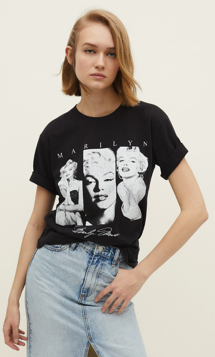 Official Marilyn T-shirt | Stradivarius (UK)