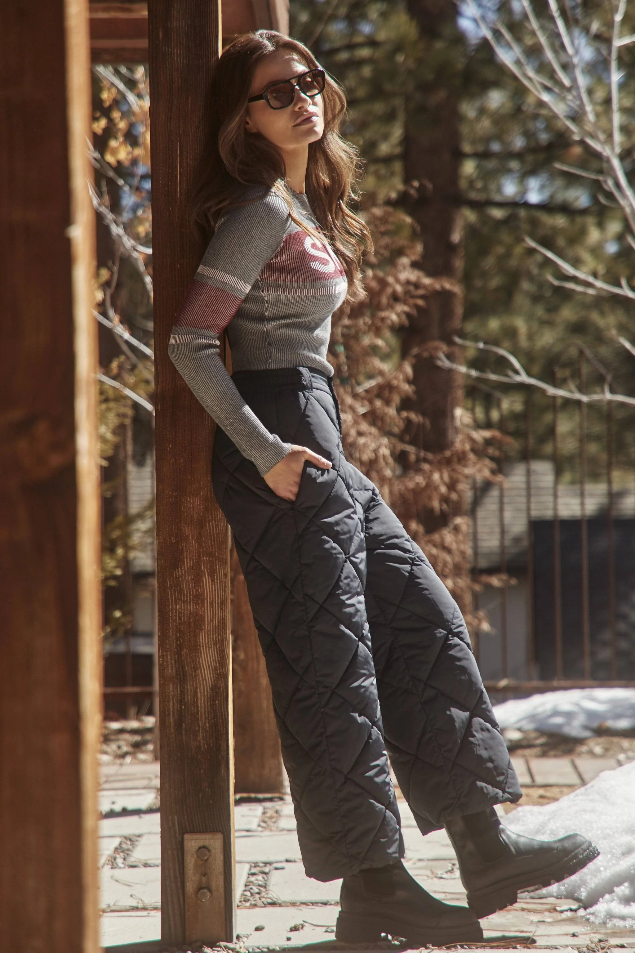 Mika Quilted Pant | Black | Alp N Rock