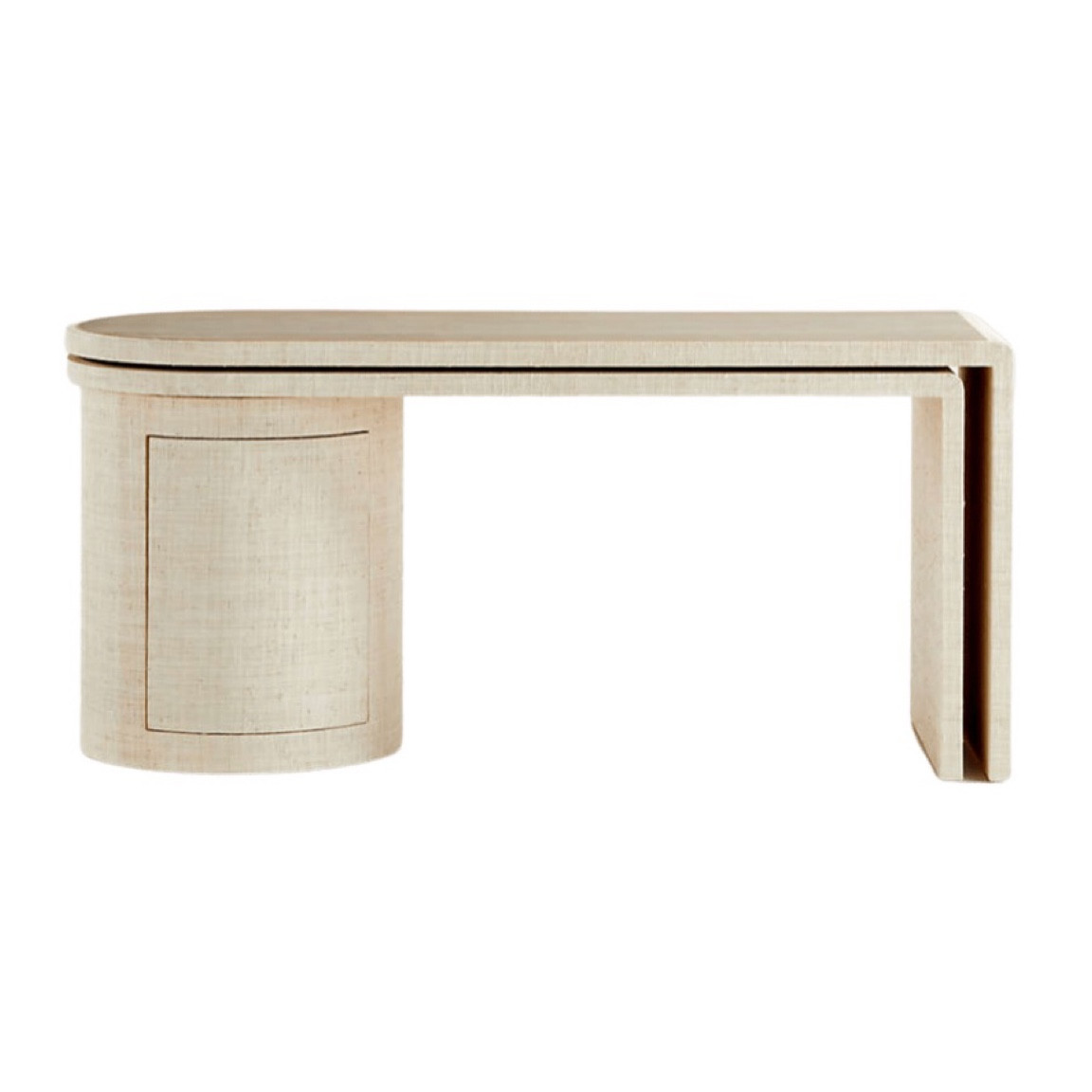 A favorite modern + coastal desk — the Twist Grasscloth Rotating Desk  

#LTKstyletip #LTKhome
