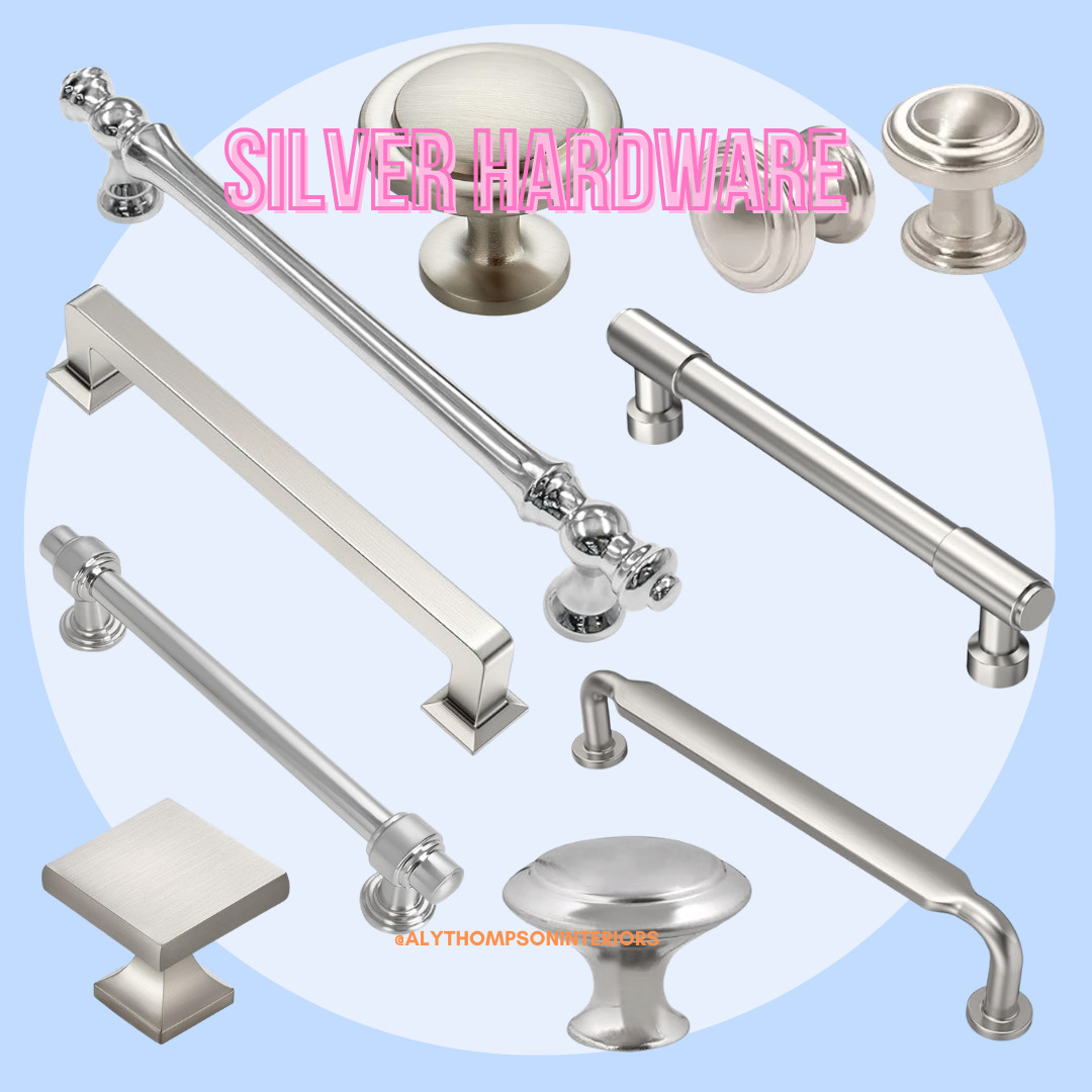 Silver Hardware | Silver Pulls | Silver Knobs | Kitchen Hardware | Hardware | Bathroom Knobs | Bathroom Pulls |  Brushed Silver Hardware  | Brushed Nickel 

 #LTKHome #LTKSaleAlert