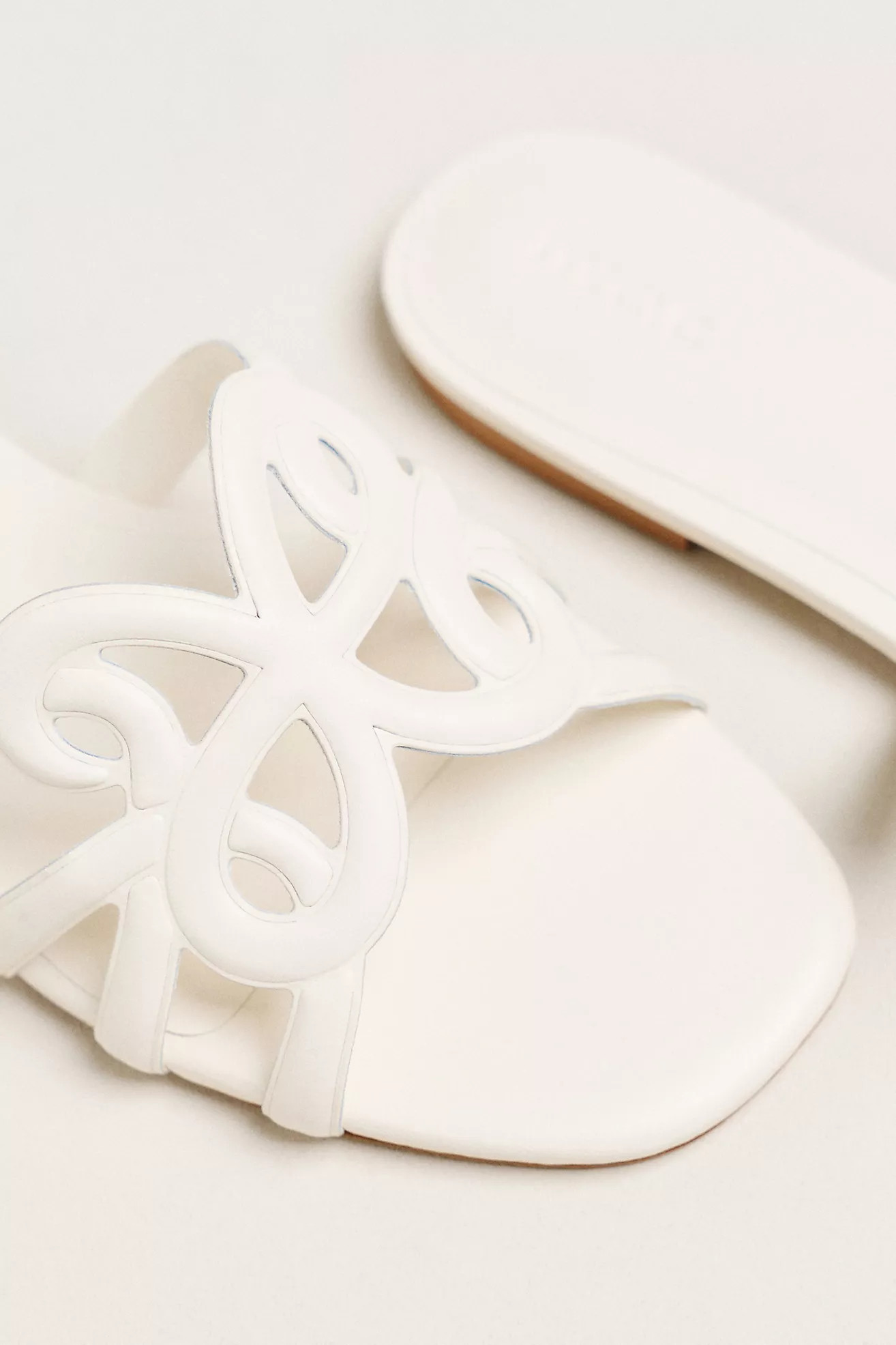 Maeve Logo Slide Sandals | Anthropologie (US)