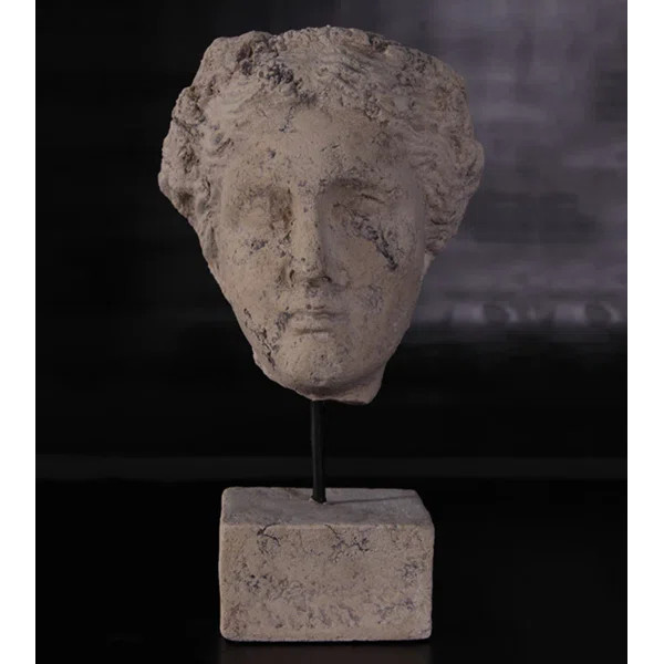 Vesuvius Maiden Head Life Size Statue | Wayfair North America