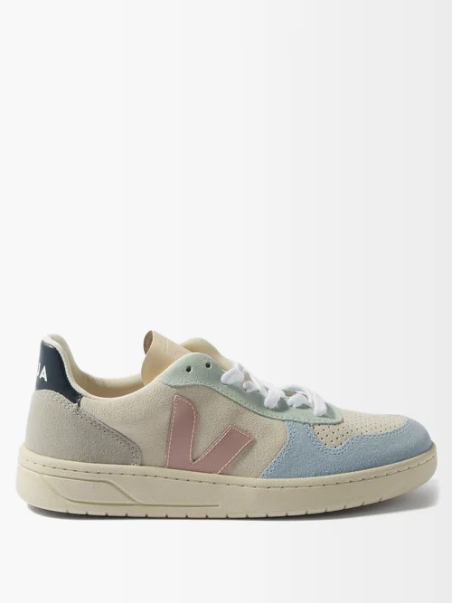 Veja - V-10 Suede Trainers - Womens - Multi | Matches (US)