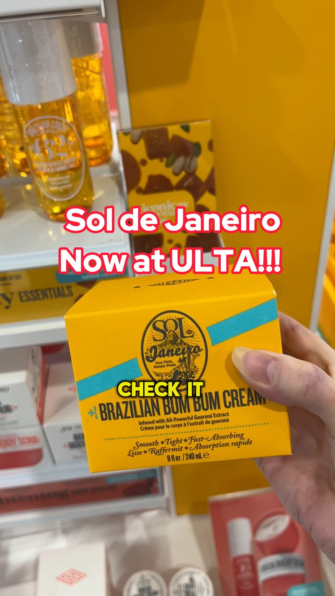 Sol de Janeiro has so many great products!  Find them at Ulta now!  

Brazilian inspired skincare line | Bum Bum Cream | hair care | fragrance | gourmand scents | vegan skincare | cruelty free | sustainable packaging 

#LTKbeauty #LTKVideo #LTKfindsunder100