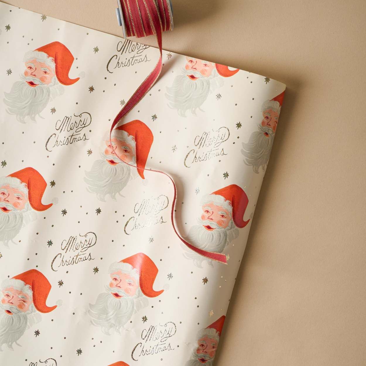 Santa Wrapping Paper Roll | Magnolia