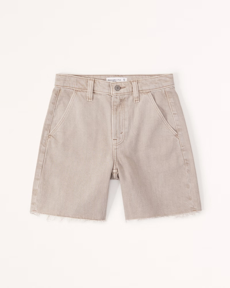Mid Rise Long & Loose Short | Abercrombie & Fitch (US)