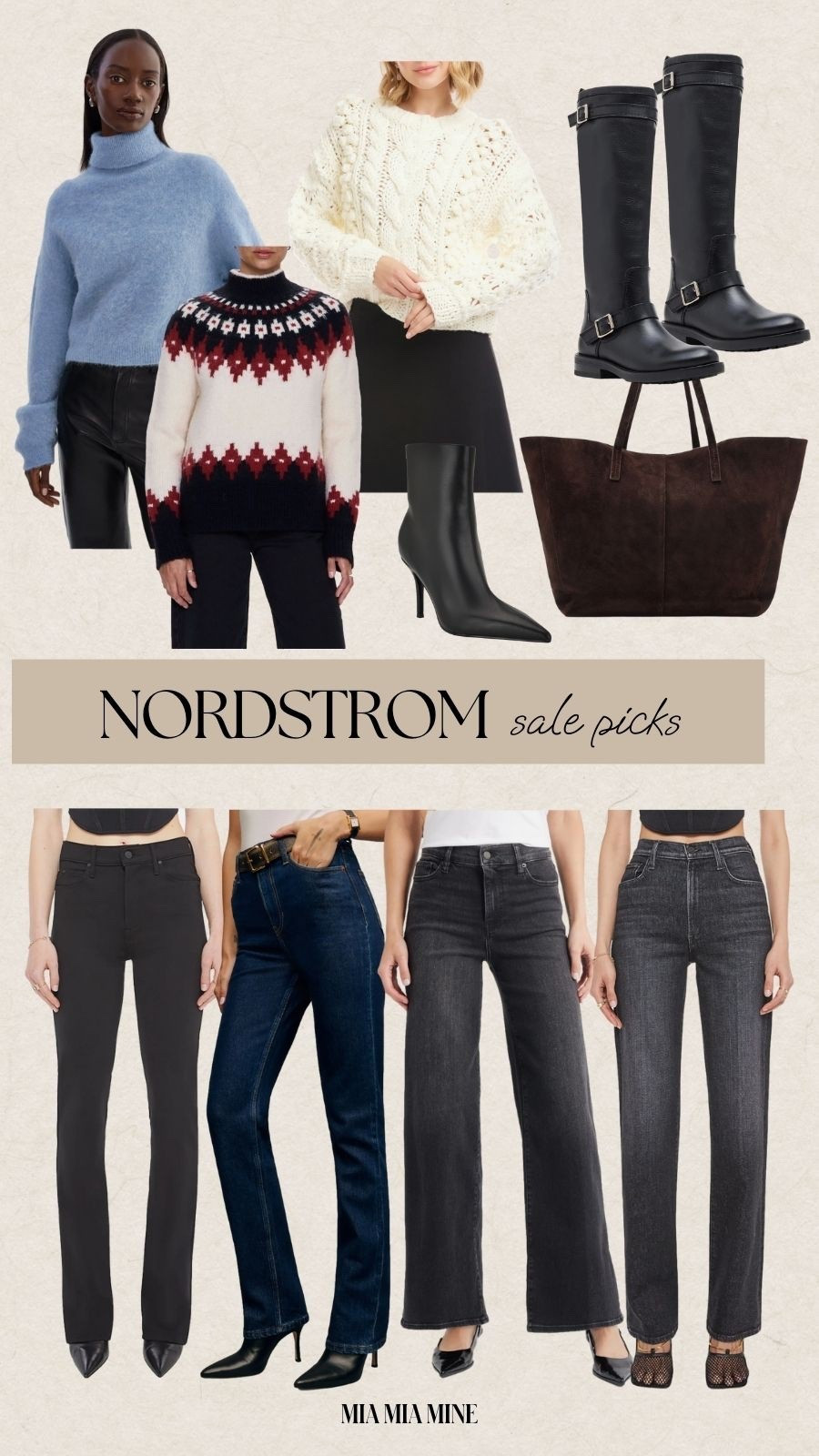 Nordstrom winter sale
Save up to 60% off mother jeans, winter boots, fair isle sweaters and more 



#LTKSeasonal #LTKSaleAlert #LTKPetite