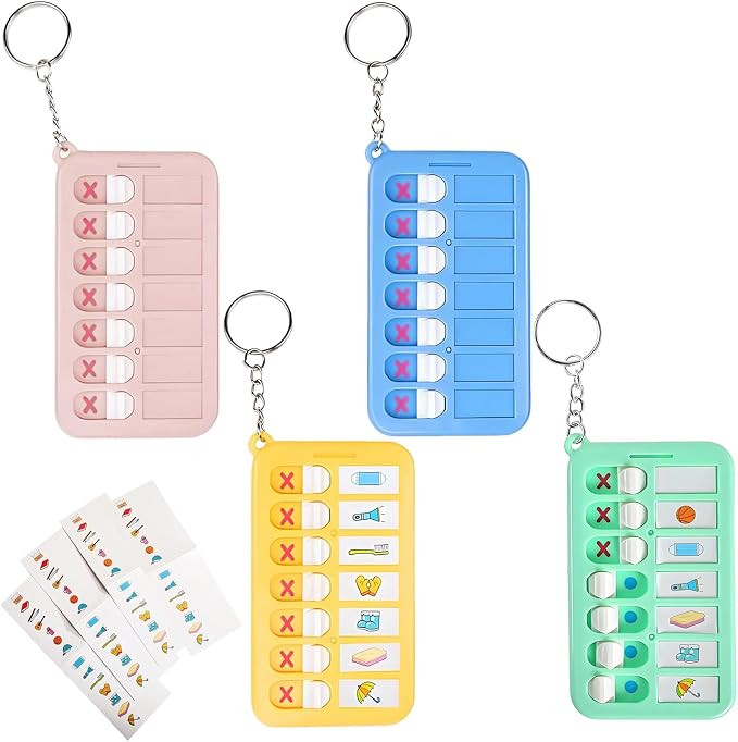 4 Pcs wiederholbare Checklisten-Tafeln, Aufgabenplaner für ADHS, Demenz & Alltag und To-Do-Liste... | Amazon (DE)