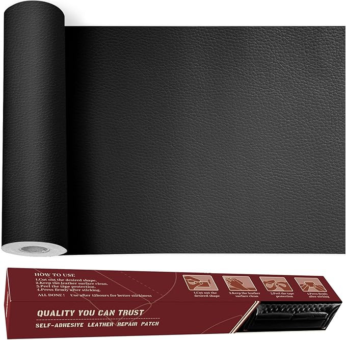 Leather Repair kit for Furniture,8 x 99 inches Self Adhesive Tape,Vinyl Repair kit Stickers,Leath... | Amazon (US)