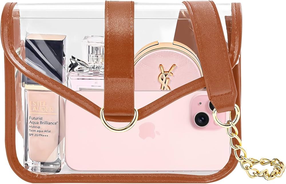 ProCase Clear Purse for Women, Crossbody Handbag Stadium Approved See Through Shoulder Bag for Co... | Amazon (US)