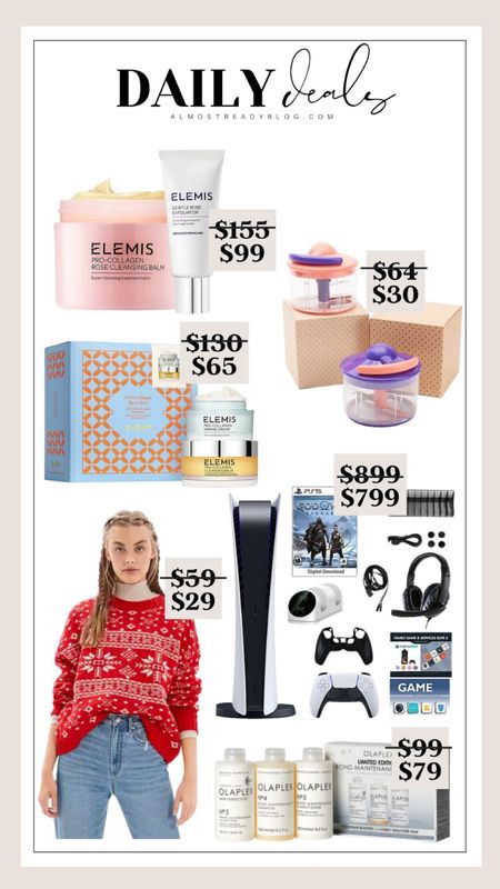 Daily deals christmas sweater holiday gift ideas beauty deals beauty gifts 

#LTKunder50 #LTKsalealert #LTKunder100