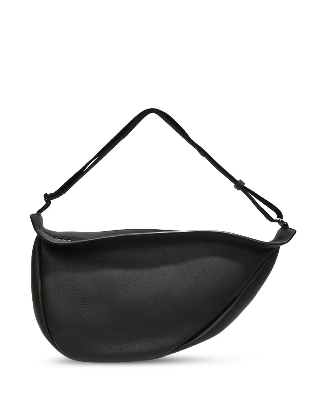 The Row Large Slouchy Banana Shoulder Bag  | Black | FARFETCH UK | Farfetch Global