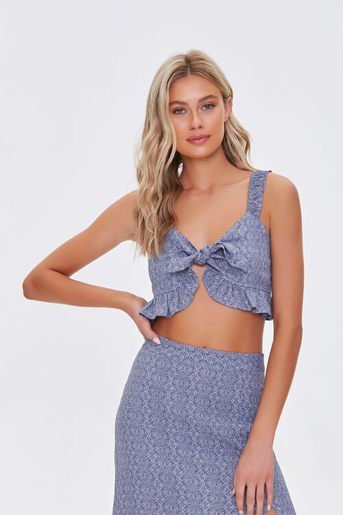 Ornate Print Crop Top | Forever 21 (US)