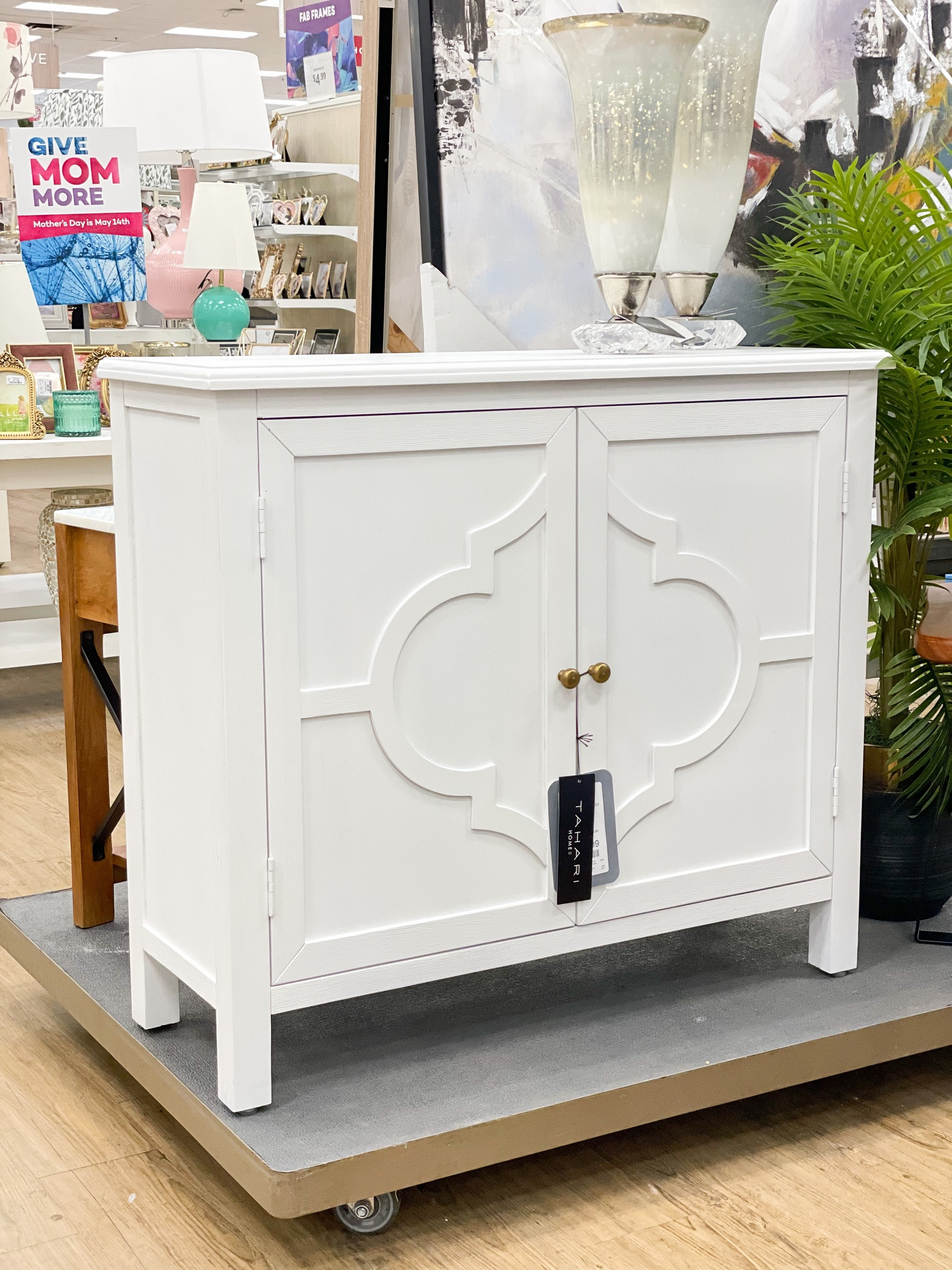 New 2 door cabinet now online at HomeGoods! Love this for an oversized nightstand or an entryway! 

#LTKhome #LTKFind #LTKstyletip
