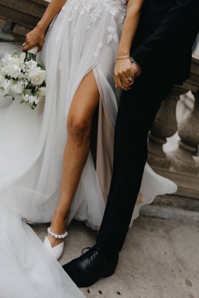 Wedding shoes from dolce vita, white heels 

#LTKWedding
