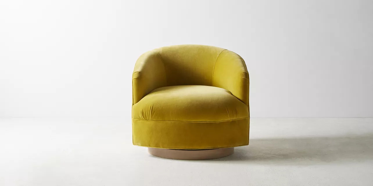 Amoret Swivel Chair | Anthropologie (US)