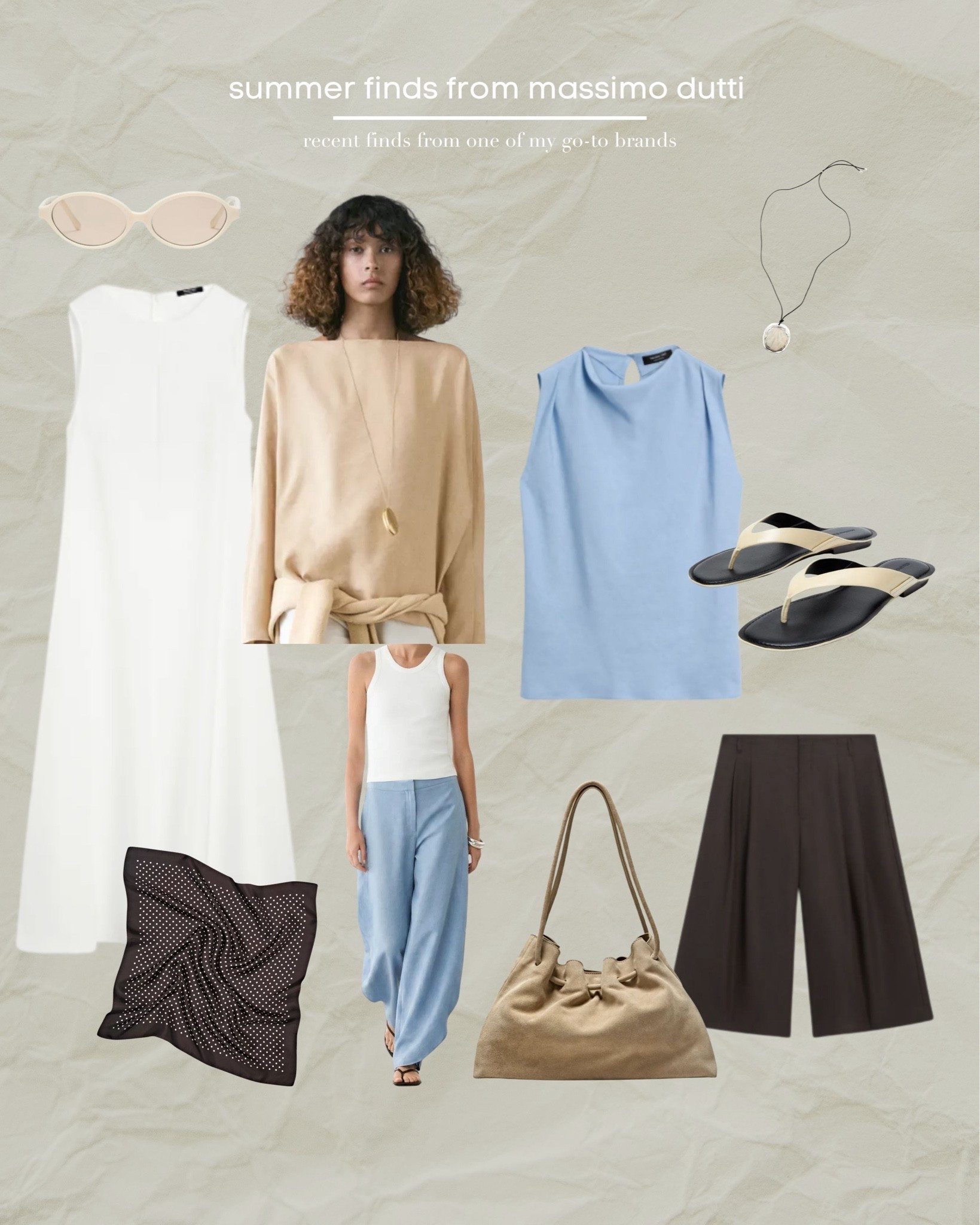 Massimo Dutti, Summer Style, White Dress, Blue Blouse, Blue Trousers, Bermuda Short, Sandals, Flip Flop, Euro Summer, Summer Holiday, Sunglasses

#LTKsummer #LTKuk