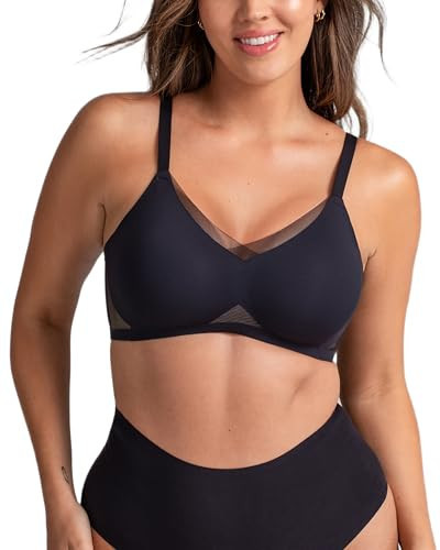 HONEYLOVE Crossover Wireless Bra - Comfortable Support with No Underwire | Amazon (US)