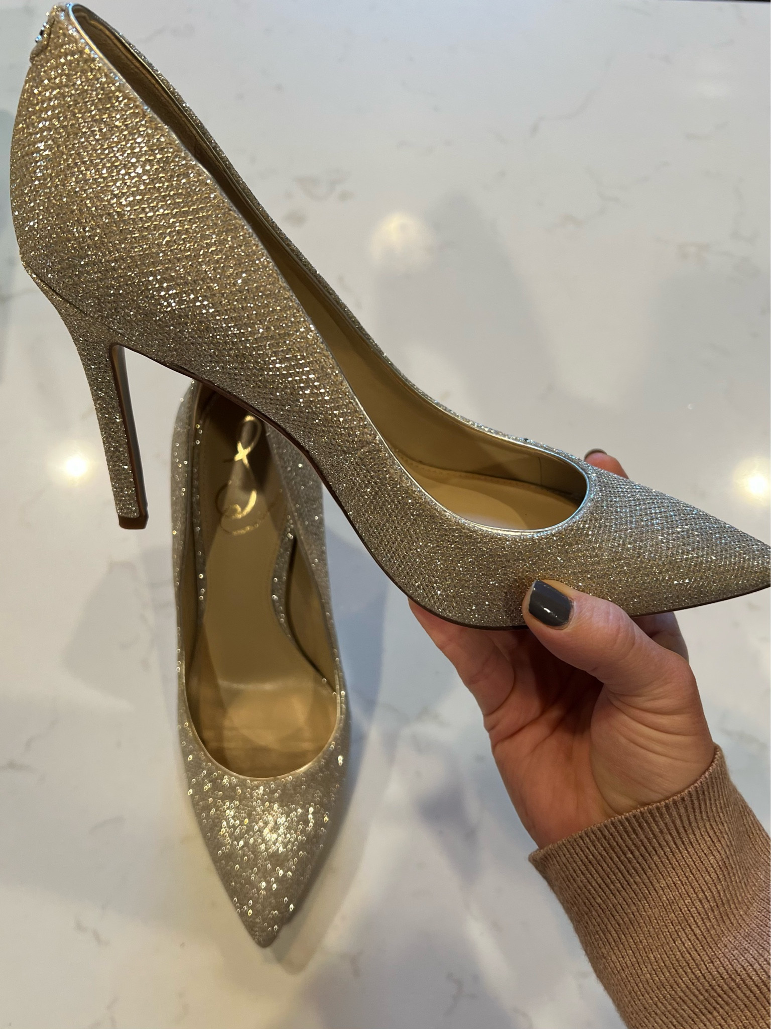 Shoes that make a statement!  These are perfect sparkle and bling to dress up any outfit for the holidays  

#LTKwedding #LTKHoliday #LTKshoecrush