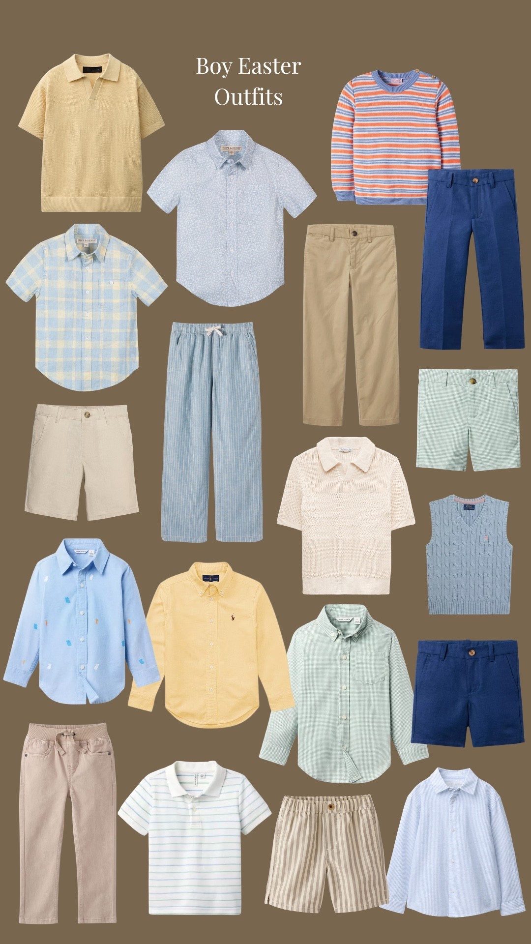 Boy Easter Outfits 💛

#LTKSeasonal #LTKKids