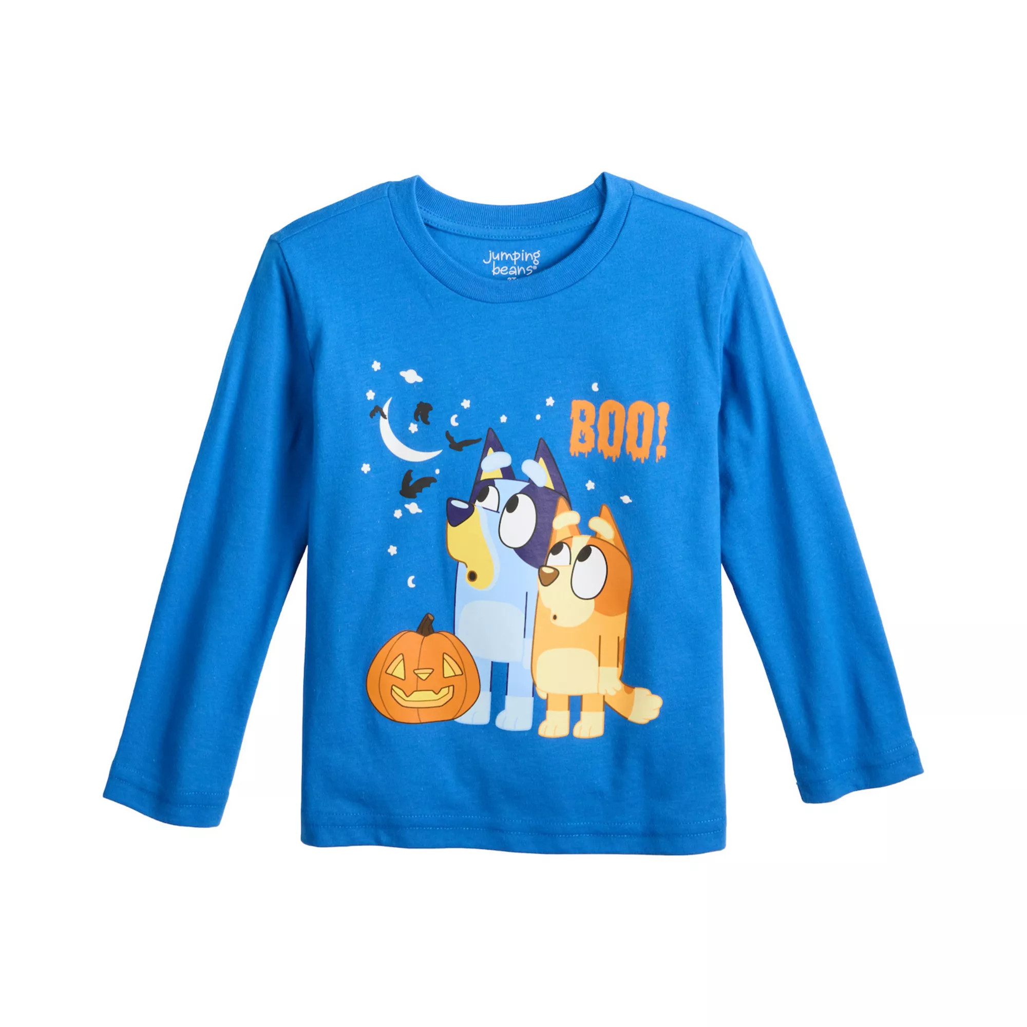 Baby & Toddler Boy Jumping Beans® Bluey Trick or Treat Long Sleeve Graphic Tee | Kohl's