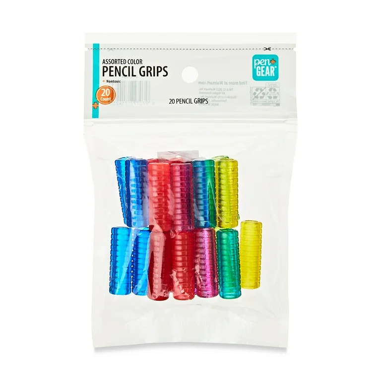 Pen+Gear Soft Pencil Grip, Assorted Colors, 20 Count | Walmart (US)