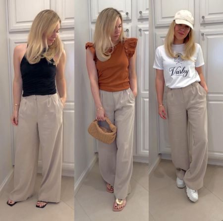 How to style pleated pants 

Spring outfit 
Resort wear
Vacation outfit
Date night outfit
Spring outfit
#Itkseasonal
#Itkover40
#Itku
#ltkworkwear
#ltkshoecrush


#LTKfindsunder100 #LTKfindsunder50