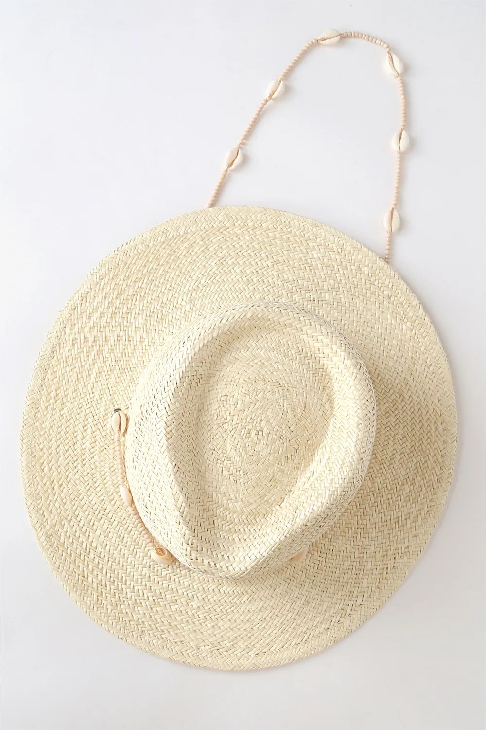 Seashells Natural Straw Fedora Hat | Lulus (US)
