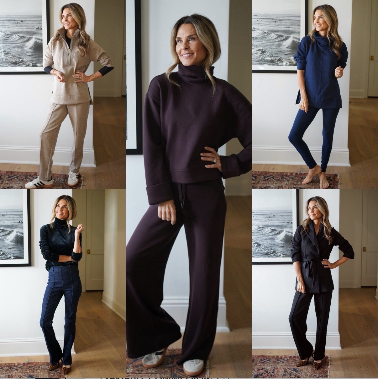 Spanx 
-I’m wearing XS regular in all pants
-I’m wearing size S in all the tops, and wrap cardigan. 

@spanx #spanxpartner

#LTKTravel #LTKOver40 #LTKootd