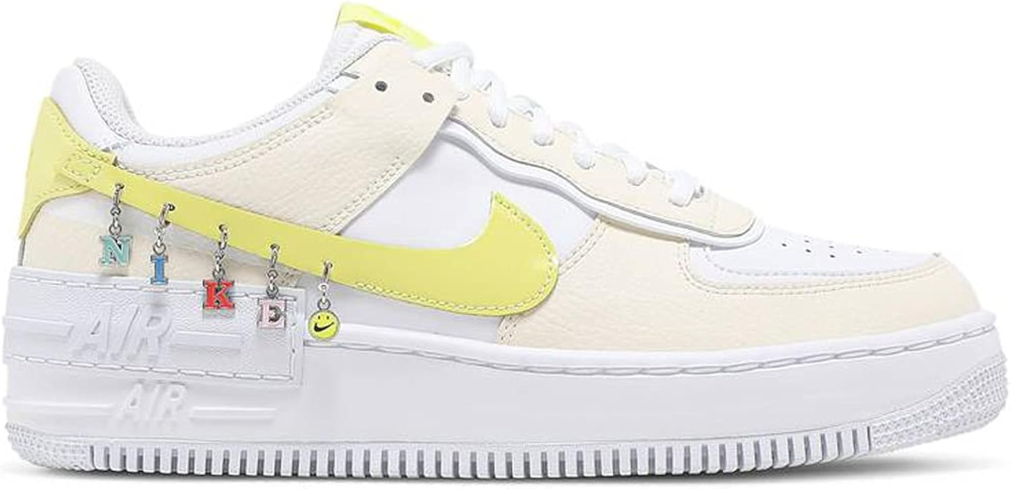 Nike Women's Shoes Air Force 1 Shadow SE Pale Ivory Light Zitron DJ5197-100 | Amazon (US)