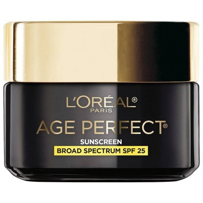 L'Oreal Paris Age Perfect Cell Renewal Anti-Aging Day Moisturizer - SPF 25 - 1.7oz: For Normal, Oily, Combination, Sensitive, Mature, Dry Skin | Target
